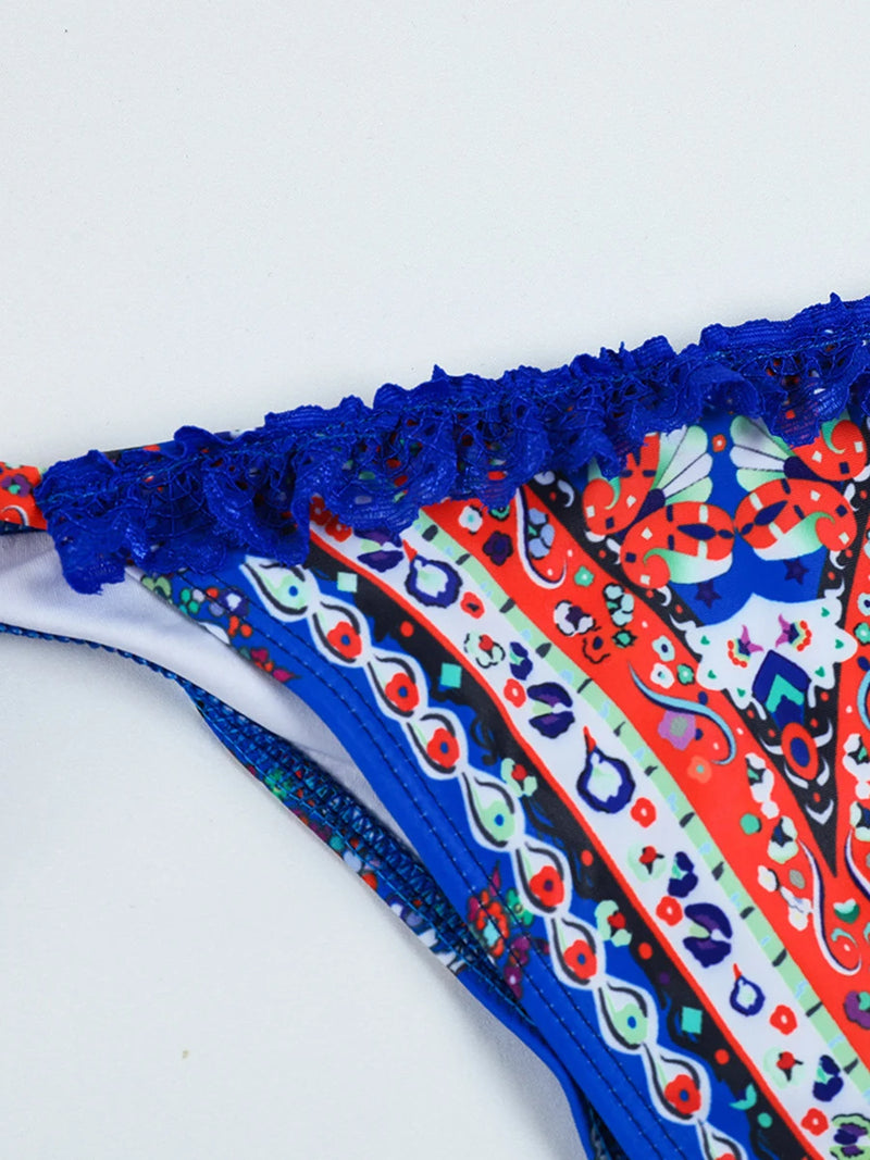 2025 Micro Bikini Set – Brazilian Thong Push-Up Swimwear