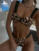 2025 Floral Split Bikini Swimsuit for Women