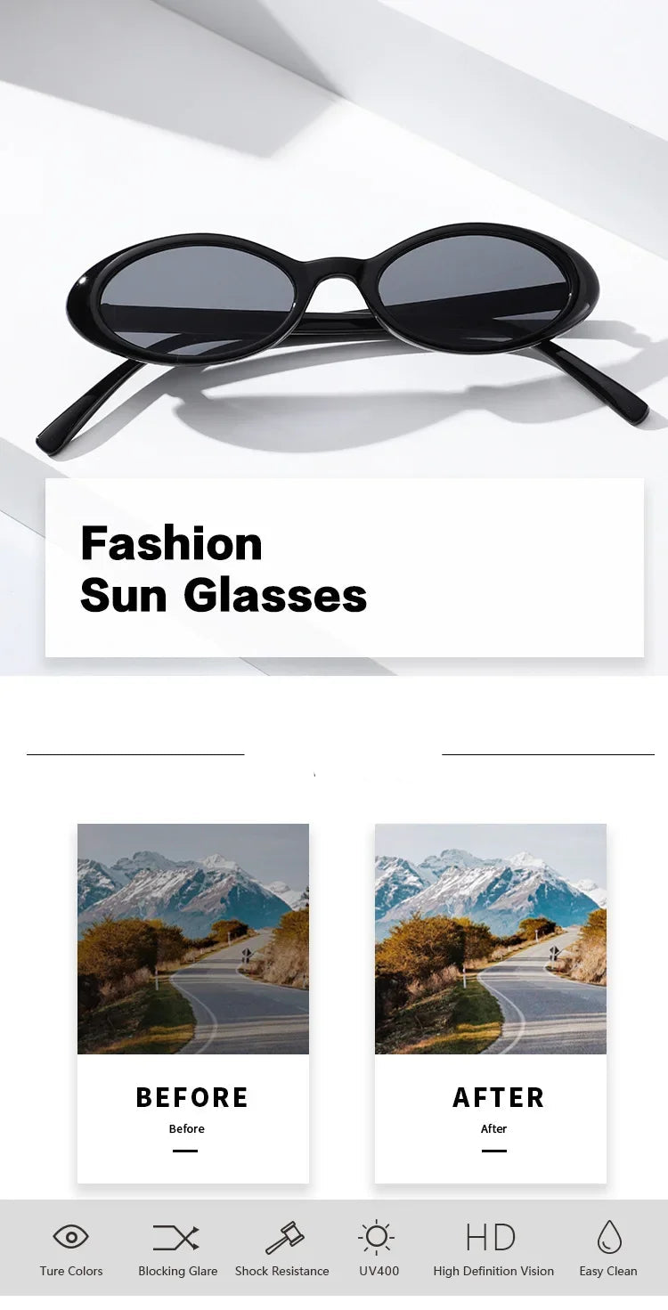 Small Oval Leopard Sunglasses – 2025 Trend