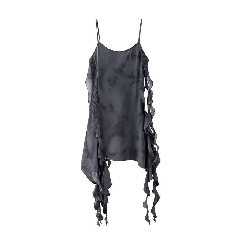 Sequined Tiered Mini Cami Dress
