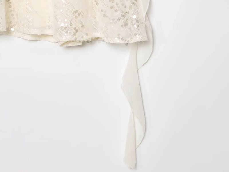 Sequined Tiered Mini Cami Dress