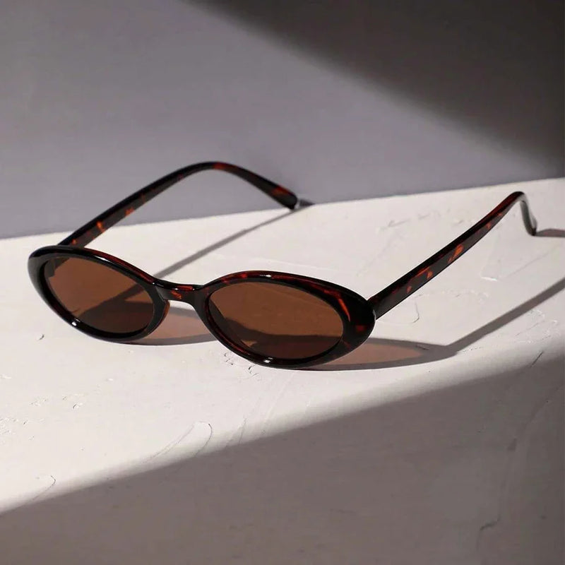 Small Oval Leopard Sunglasses – 2025 Trend