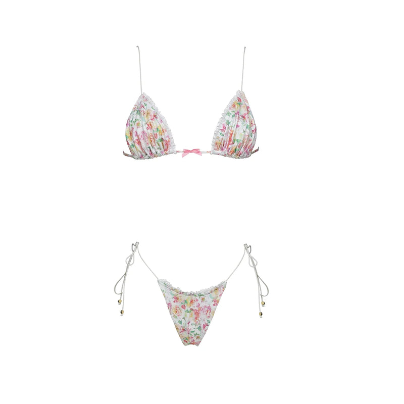 2024 Micro Bikini Set – Sexy Women’s Push-Up Swimwear