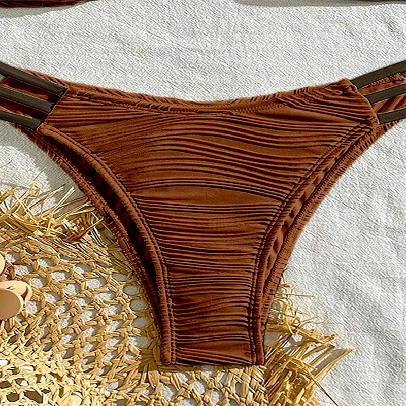Sexy Push-Up Bikini Set – Brazilian Women’s Swimwear 2025