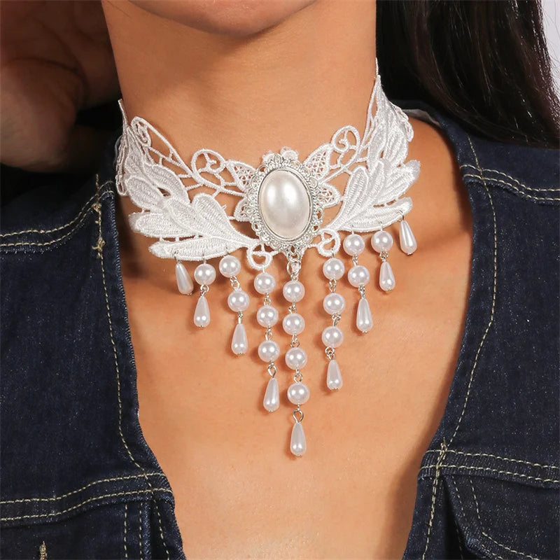 Layered Shell & Starfish Pearl Choker