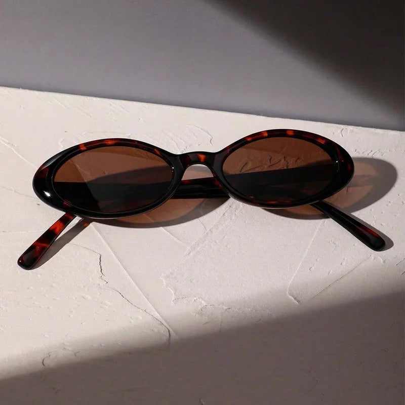 Small Oval Leopard Sunglasses – 2025 Trend